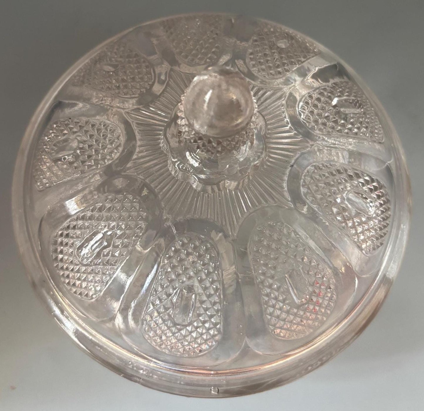 Antique EAPG Glass Candy Covered Dish Butter Dome with Cover Lover Antiques and Vintage