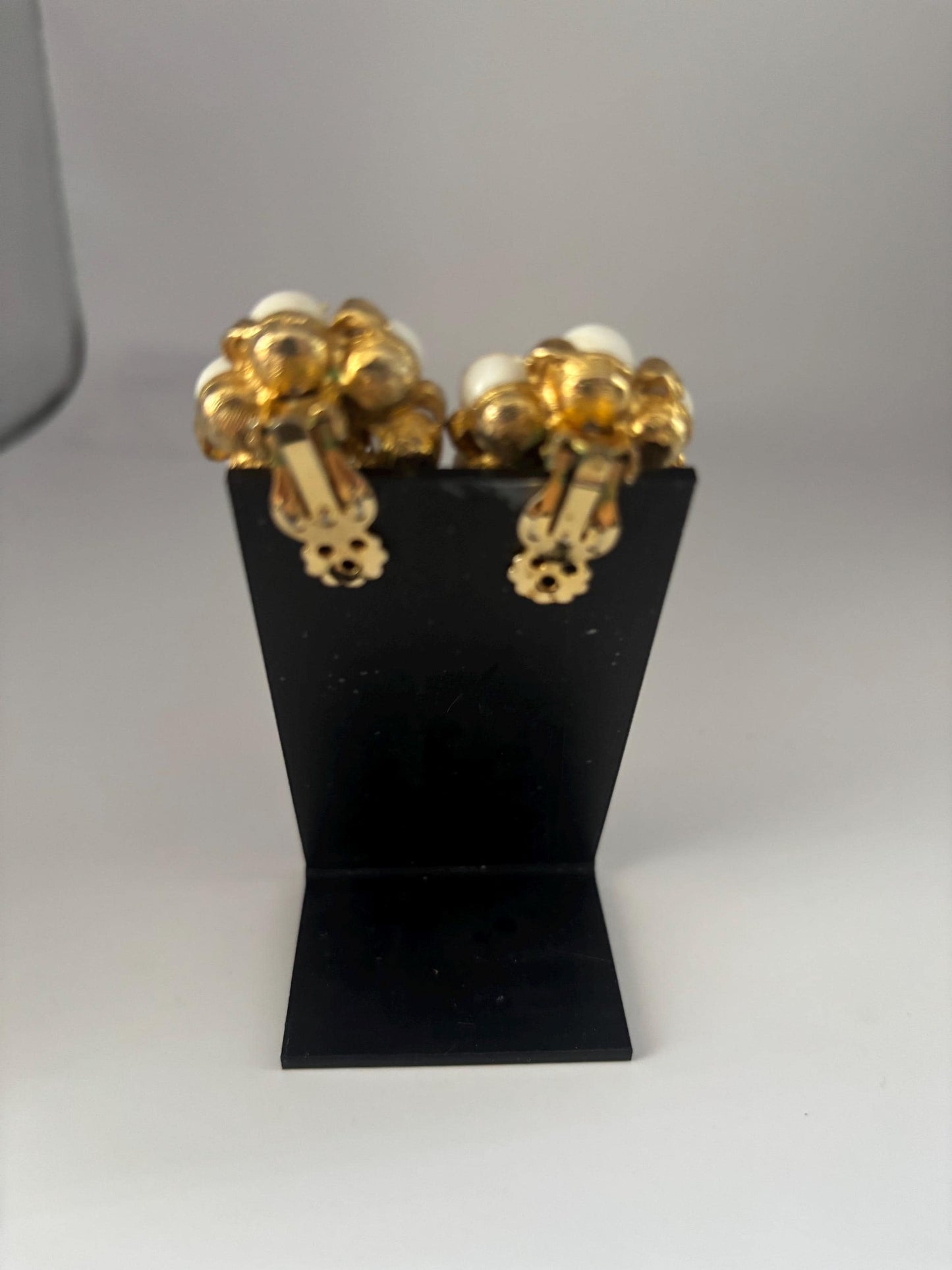 Vintage Mustard Silver Enamel Earrings Lover Antiques and Vintage