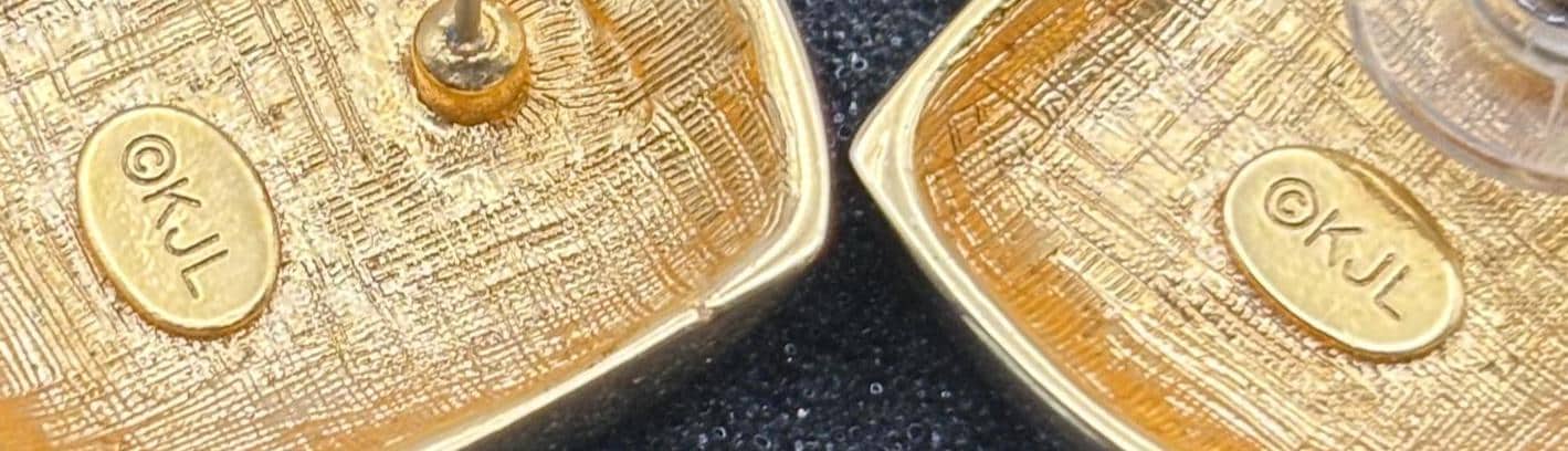 Vintage Mustard Silver Enamel Earrings Lover Antiques and Vintage