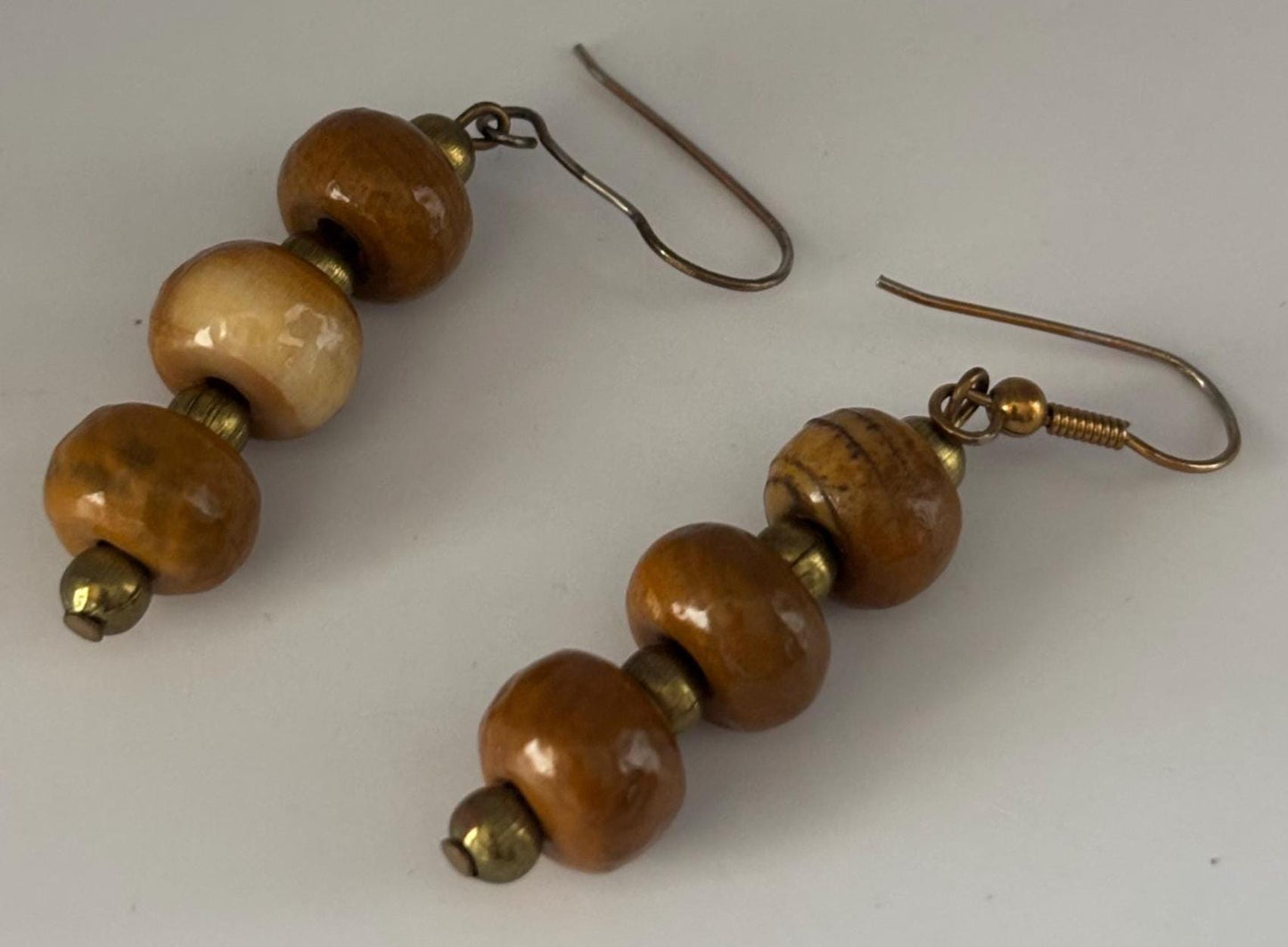 Vintage Mustard Silver Enamel Earrings Lover Antiques and Vintage