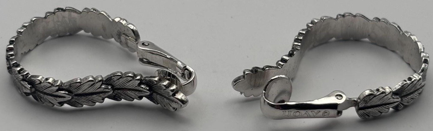 Vintage Mustard Silver Enamel Earrings Lover Antiques and Vintage