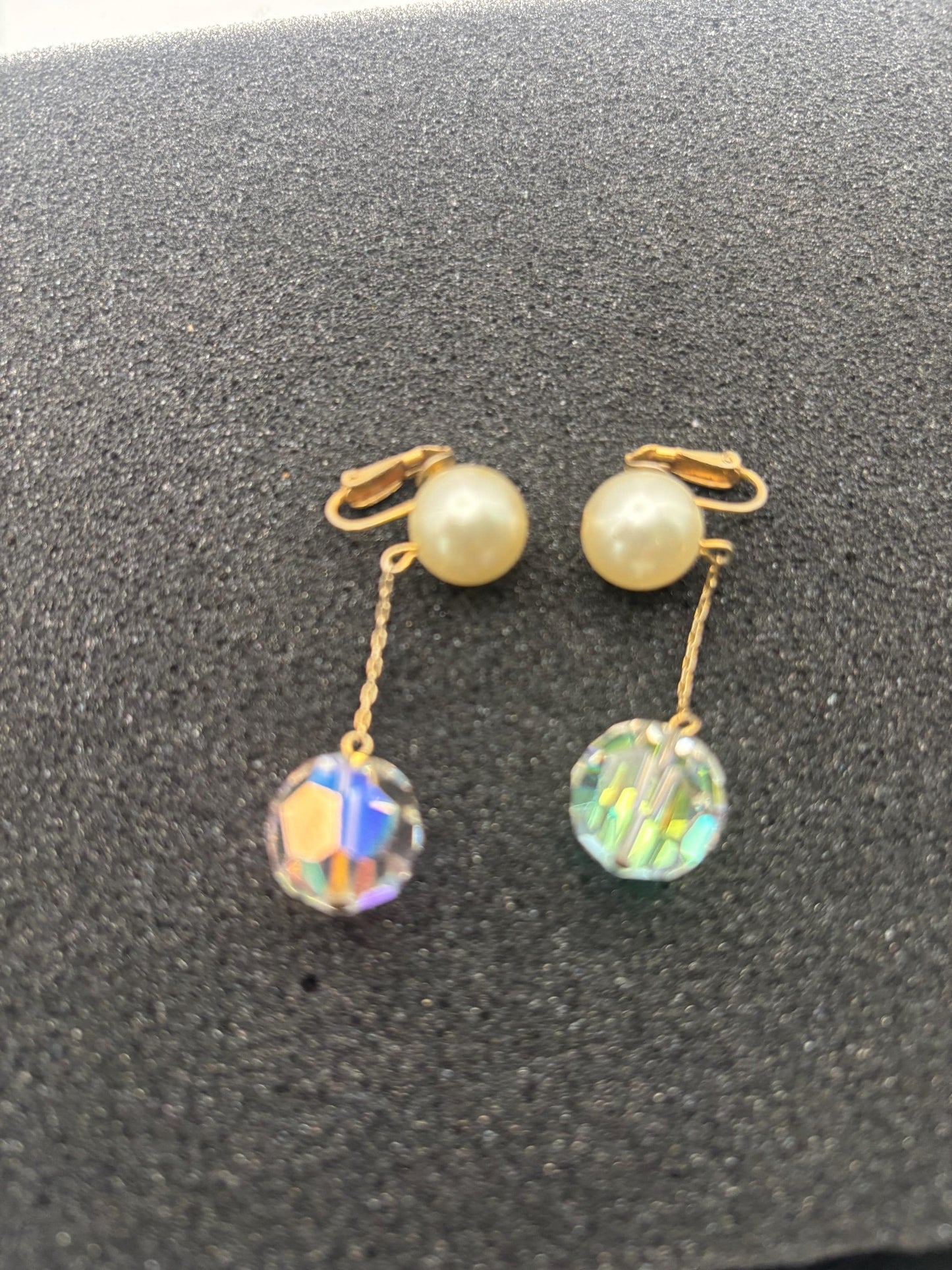 Vintage Mustard Silver Enamel Earrings Lover Antiques and Vintage