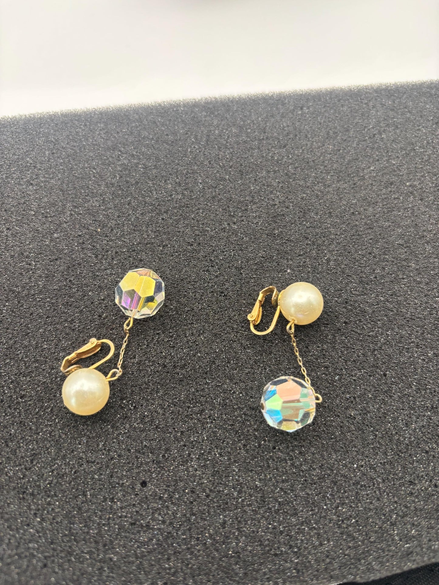 Vintage Mustard Silver Enamel Earrings Lover Antiques and Vintage