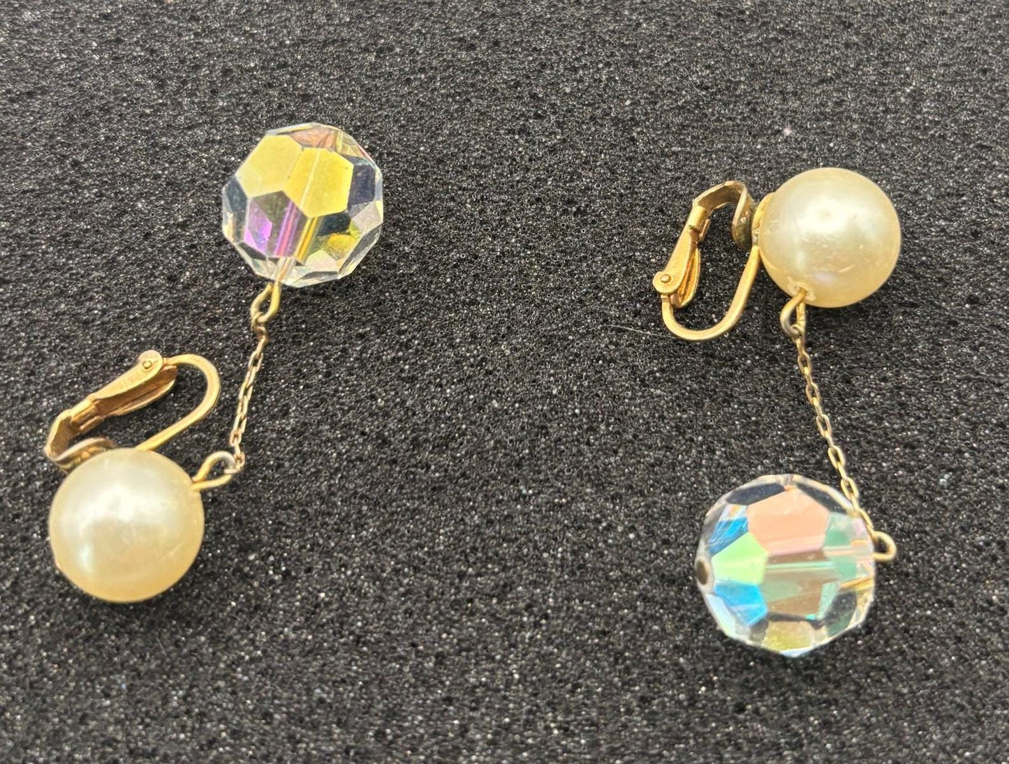 Vintage Mustard Silver Enamel Earrings Lover Antiques and Vintage