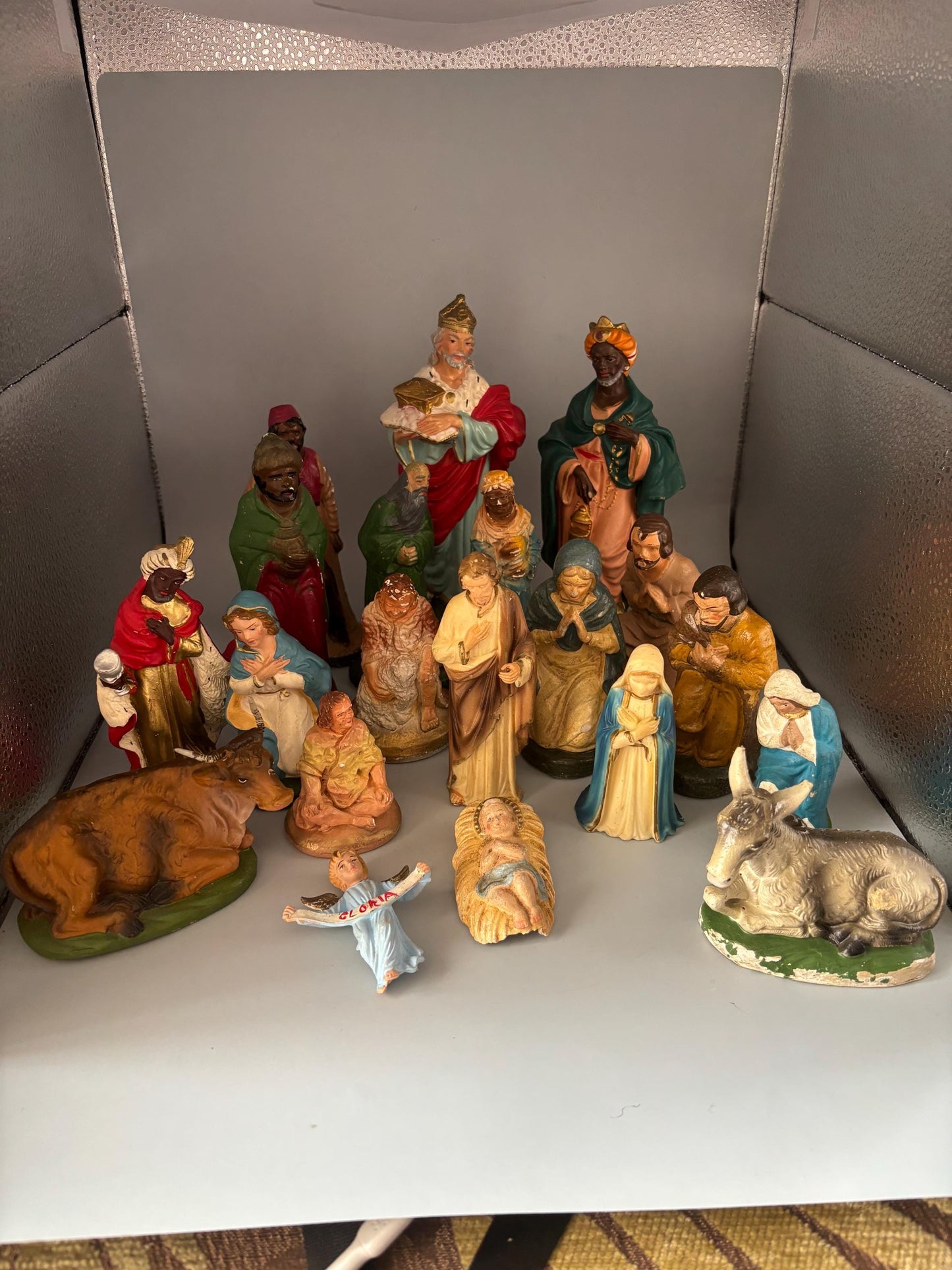 Vintage Nativity Set Lover Antiques and Vintage