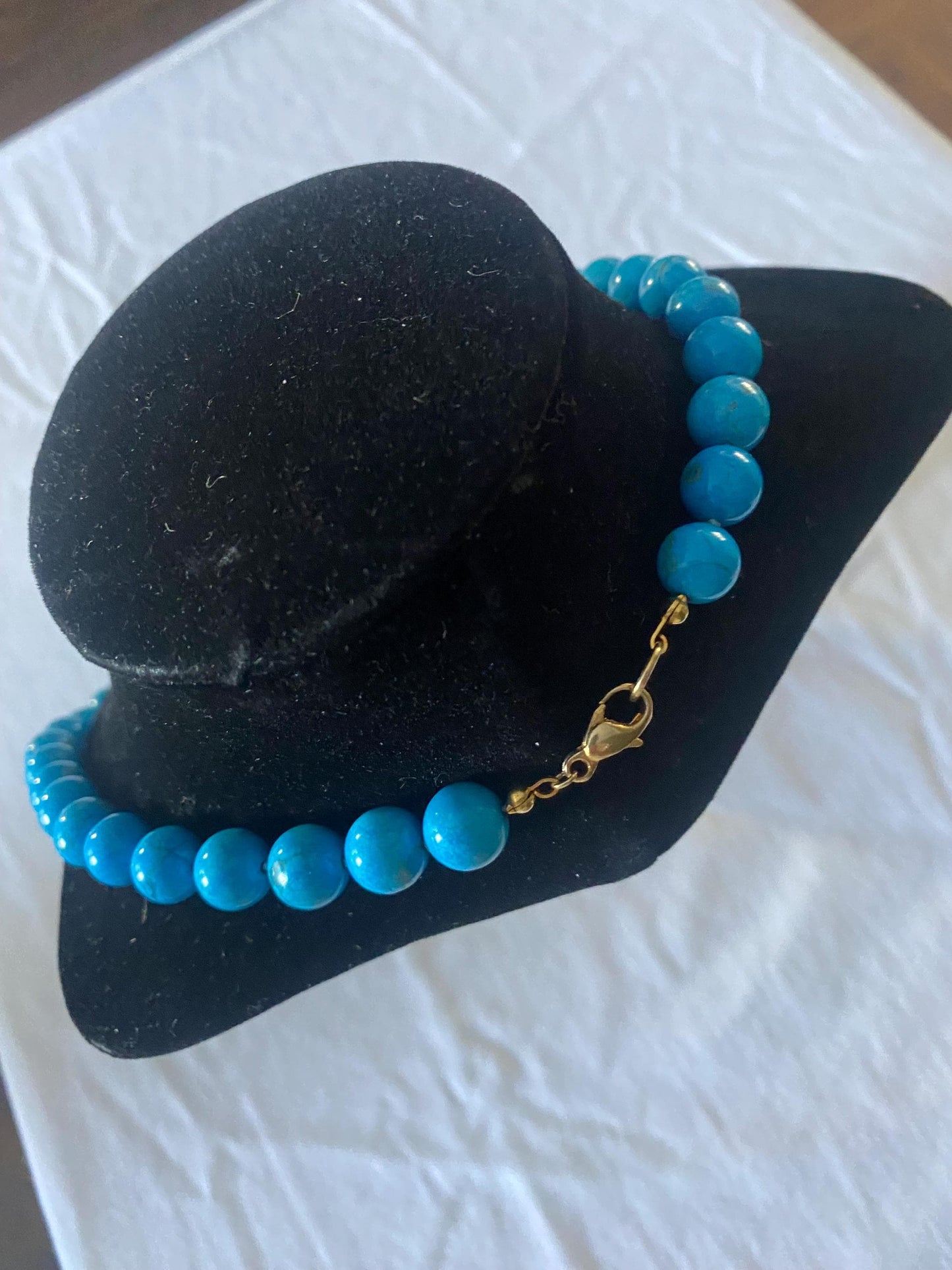 Vintage Black & Gold Bid Style Necklace Lover Antiques and Vintage