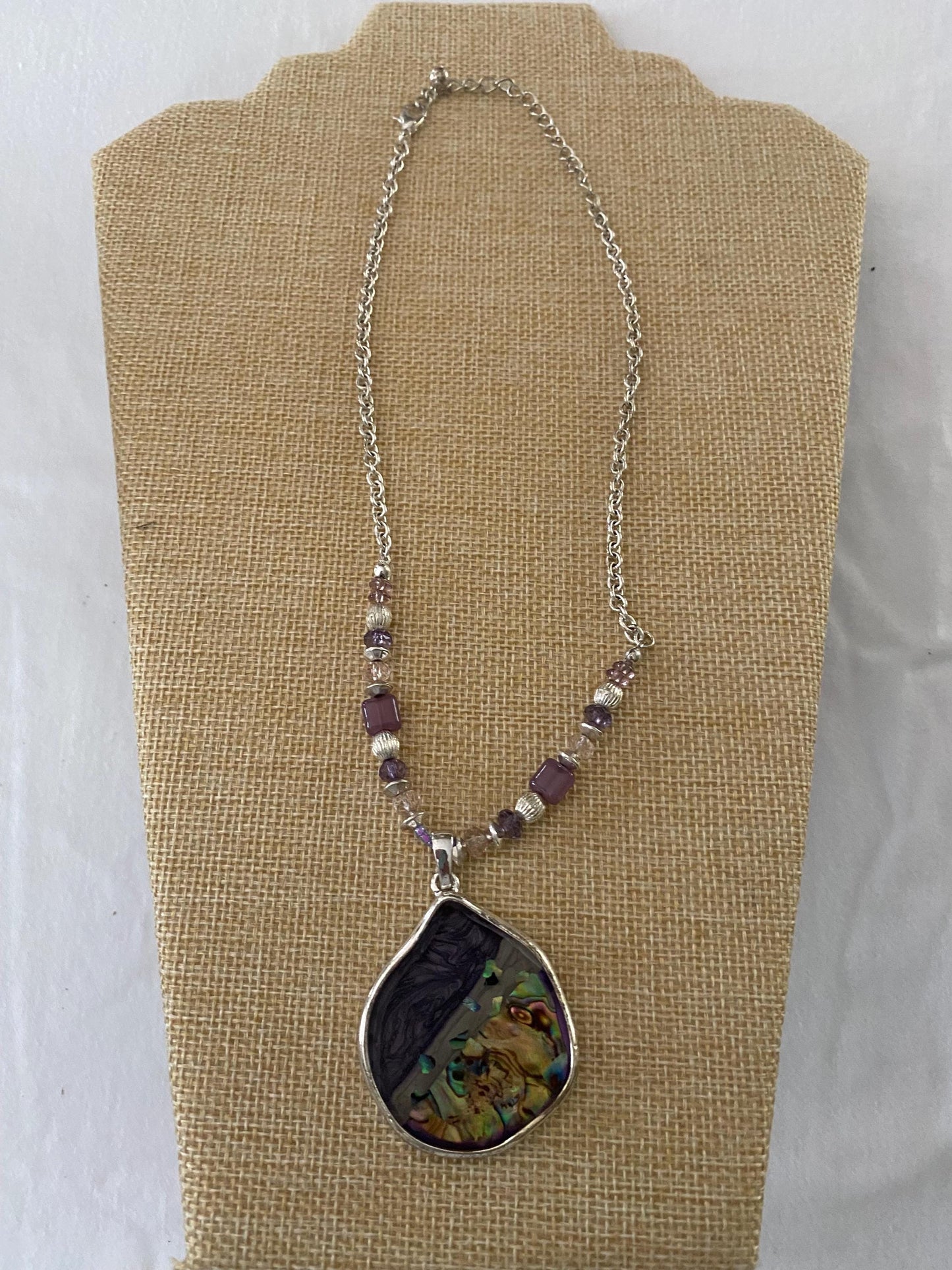 Vintage Amethyst Hand Knotted Graduated Beads Necklace Purple Stone Jewelry Unique Gifts at Lover Antiques and Vintage